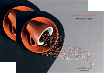 personnaliser modele de affiche bar et cafe et pub cafe tasse de cafe graines de cafe MIDCH31905