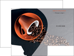 faire modele a imprimer pochette a rabat bar et cafe et pub cafe tasse de cafe graines de cafe MIF31917