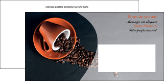maquette en ligne a personnaliser enveloppe bar et cafe et pub cafe tasse de cafe graines de cafe MIFBE31925