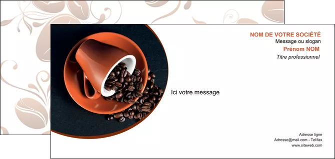 faire carte de correspondance discotheque et night club cafe tasse de cafe graines de cafe MIFBE31951
