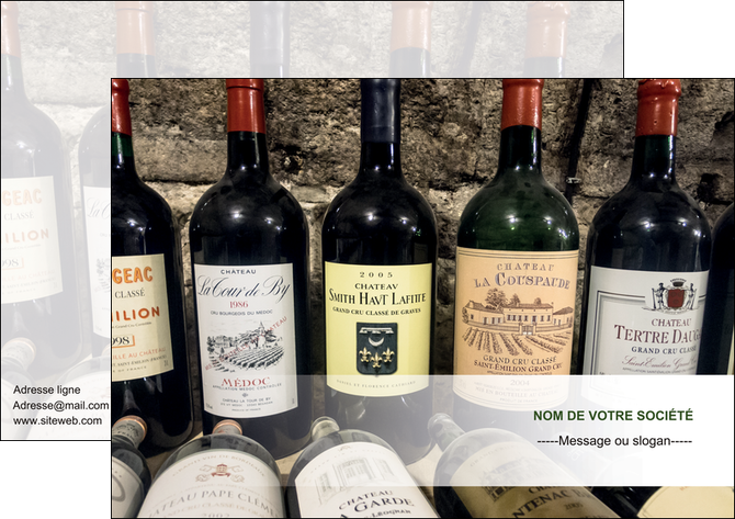 creation graphique en ligne affiche vin commerce et producteur caviste vin vignoble MIDLU32065