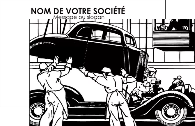 realiser carte de visite garage garagiste atelier de garagiste MID32323