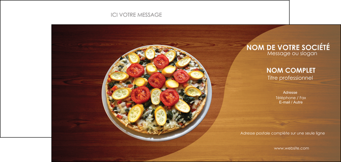 cree carte de correspondance pizzeria et restaurant italien pizza pizzeria zone tampon MLGI32363