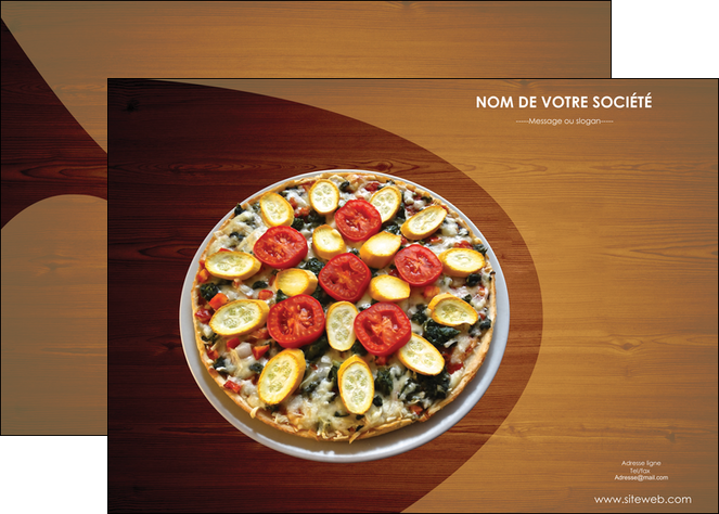 maquette en ligne a personnaliser affiche pizzeria et restaurant italien pizza pizzeria zone tampon MLGI32369