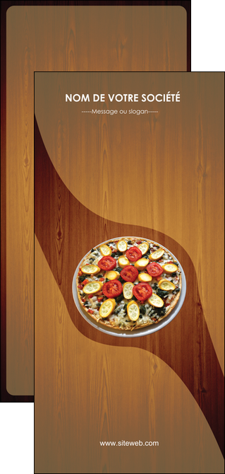 personnaliser maquette flyers pizzeria et restaurant italien pizza pizzeria zone tampon MLGI32371