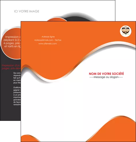 imprimer depliant 2 volets  4 pages  infirmier infirmiere infirmiere infirmerie blouse MLIGLU32453