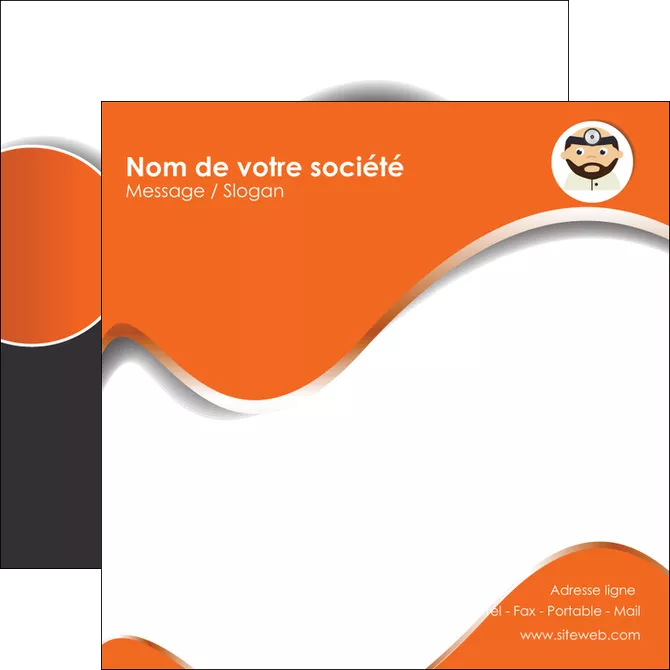 creation graphique en ligne flyers infirmier infirmiere infirmiere infirmerie blouse MLIGLU32467