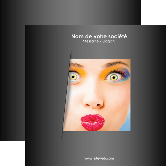 impression flyers centre esthetique  maquillage beaute couleur MIS32527
