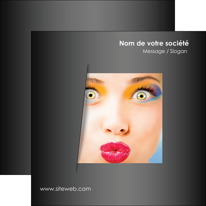 creer modele en ligne flyers centre esthetique  maquillage beaute couleur MLIP32557