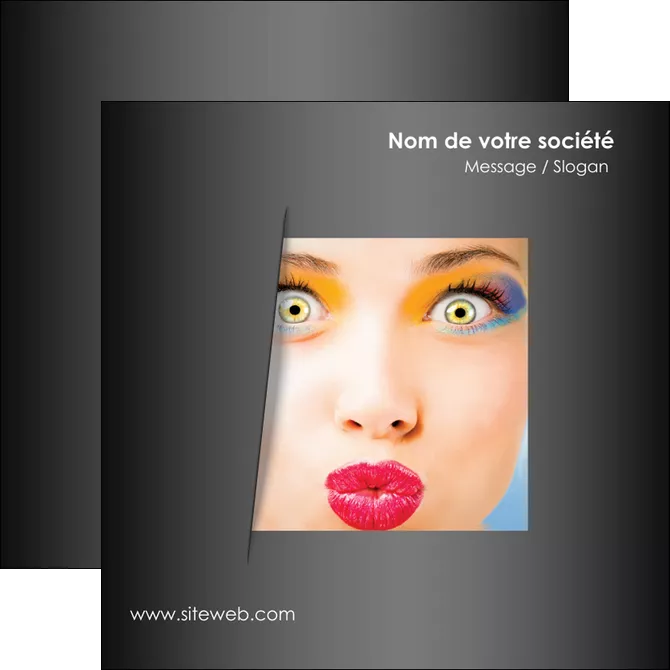 creer modele en ligne flyers centre esthetique  maquillage beaute couleur MLGI32557
