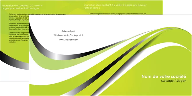 maquette en ligne a personnaliser depliant 2 volets  4 pages  texture contexture structure MIF32907