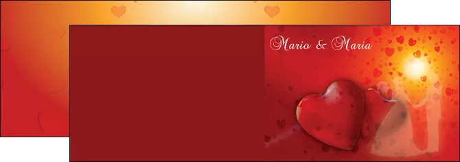 creation graphique en ligne depliant 2 volets  4 pages  mariage noces faire part MLGI32923
