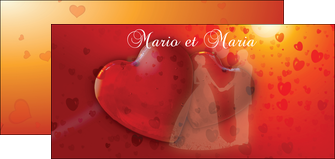 personnaliser modele de flyers mariage noces faire part MLGI32931