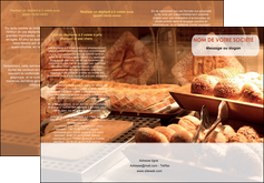 maquette en ligne a personnaliser depliant 3 volets  6 pages  patisserie pain brioches boulangerie MLGI33177