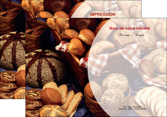 creation graphique en ligne flyers boulangerie pain brioches boulangerie MLIGLU33481