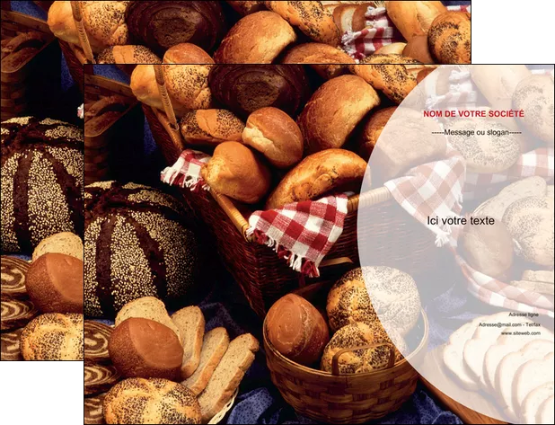 cree pochette a rabat boulangerie pain brioches boulangerie MIFCH33499
