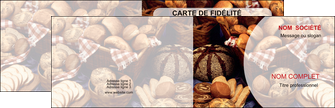 exemple carte de visite boulangerie pain brioches boulangerie MIDLU33503