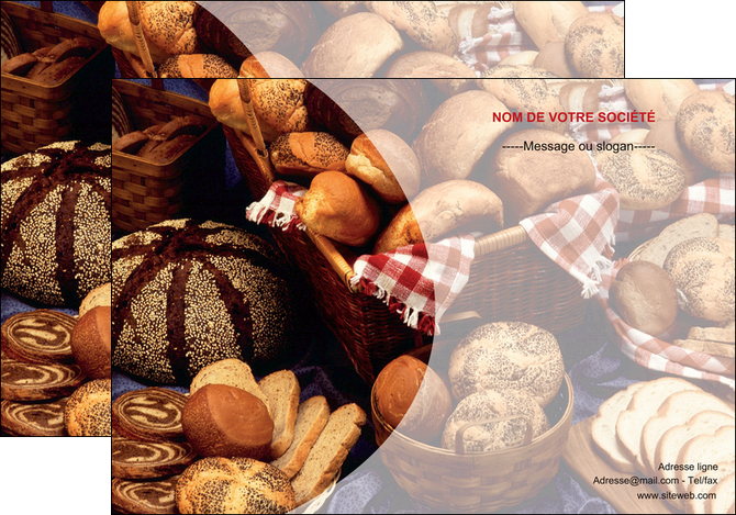 modele en ligne affiche boulangerie pain boulangerie patisserie MIFCH33519