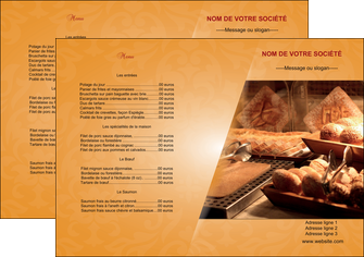 personnaliser maquette set de table boulangerie boulangerie pains viennoiserie MID33631
