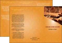 modele en ligne depliant 3 volets  6 pages  boulangerie boulangerie pains viennoiserie MIDCH33637