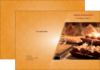 maquette en ligne a personnaliser pochette a rabat boulangerie boulangerie pains viennoiserie MIDCH33649