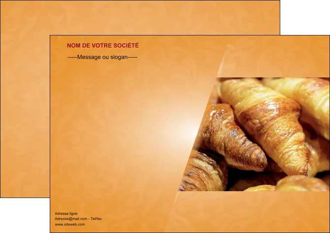 creation graphique en ligne affiche boulangerie croissants boulangerie patisserie MID33739