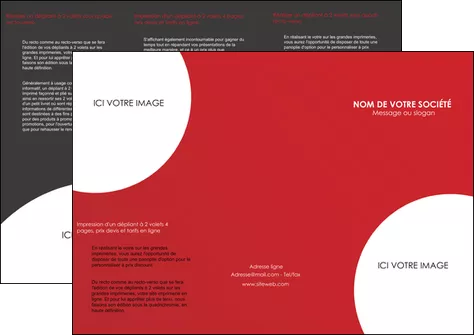 cree depliant 3 volets  6 pages  texture contexture structure MLGI33937