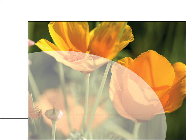 faire modele a imprimer pochette a rabat agriculture fleurs bouquetier horticulteur MLIG34135