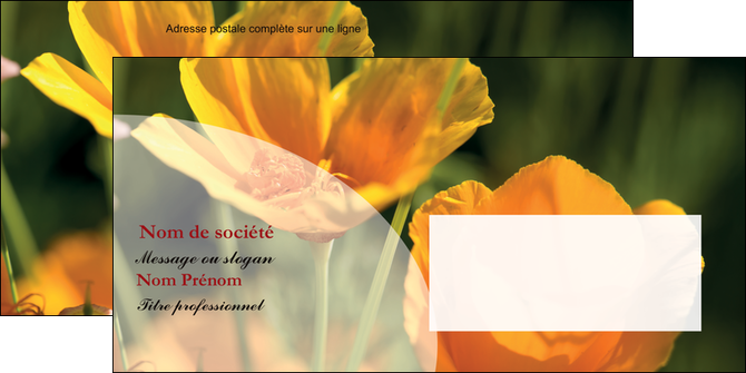 imprimer enveloppe agriculture fleurs bouquetier horticulteur MIDCH34143