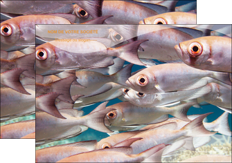 personnaliser modele de affiche paysage poisson ban de poisson oeil de poisson MLGI34151