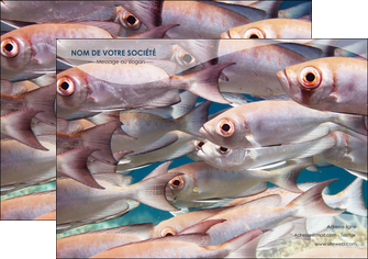 personnaliser modele de affiche paysage poisson ban de poisson oeil de poisson MLGI34157