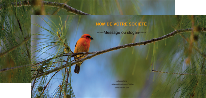 creer modele en ligne flyers paysage nature parc naturel animaux parc naturel des oiseaux MIF34269