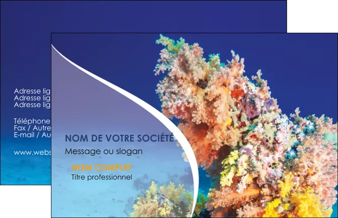 realiser carte de visite plongee  plongee plongee sous marine centre de plongee MID34393