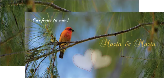 personnaliser modele de flyers mariage faire part de mariage invitation mariage MLGI34495