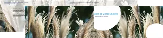 imprimerie depliant 2 volets  4 pages  paysage fleurs champs nature MLGI34645