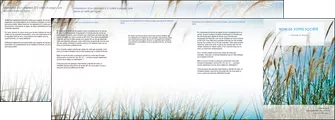 modele en ligne depliant 4 volets  8 pages  paysage nature champs fleurs MLGI34675
