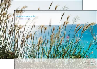 personnaliser modele de affiche paysage nature champs fleurs MLGI34681