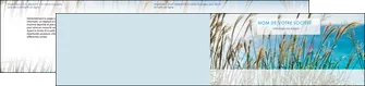 impression depliant 2 volets  4 pages  paysage nature champs fleurs MLGI34691