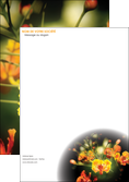 faire tete de lettre fleuriste et jardinage fleur luxe noire MLIP34783