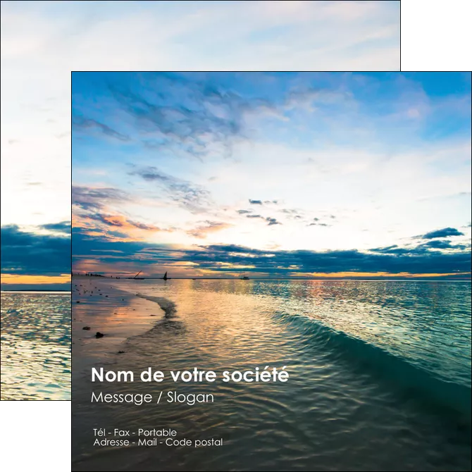 realiser flyers sejours mer nature ciel MIFCH34865