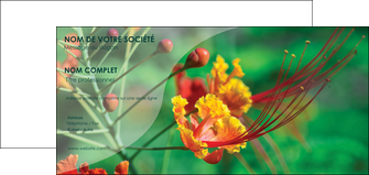 maquette en ligne a personnaliser carte de correspondance fleuriste et jardinage nature colore couleurs MLIP34911