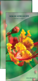 maquette en ligne a personnaliser flyers fleuriste et jardinage nature colore couleurs MLIP34919