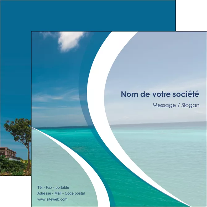 realiser flyers sejours mer plage bord de mer MIFCH35055