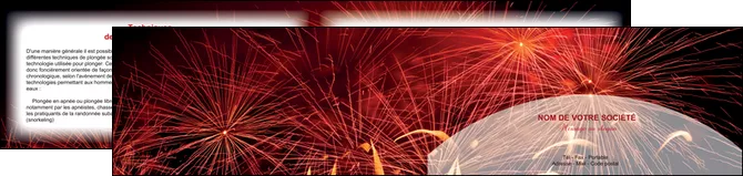 exemple depliant 2 volets  4 pages  14 juillet feux dartifice artificier MLGI35607