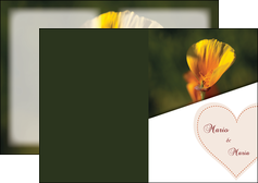 impression depliant 2 volets  4 pages  fleurs nature beaute MLGI35857