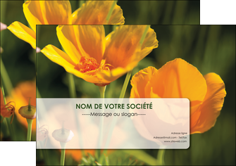 creer modele en ligne affiche fleuriste et jardinage fleurs nature printemps MLGI35985