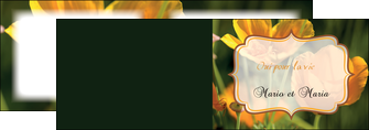 personnaliser maquette depliant 2 volets  4 pages  fleurs nature printemps MLGI35997
