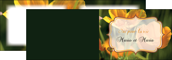 imprimerie depliant 2 volets  4 pages  fleurs nature printemps MLGI36001