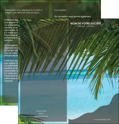 imprimer depliant 2 volets  4 pages  mer plage nature MLGI36079