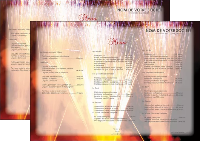 exemple set de table reception et animation feu dartifice artificier artilleur MLIGLU36135